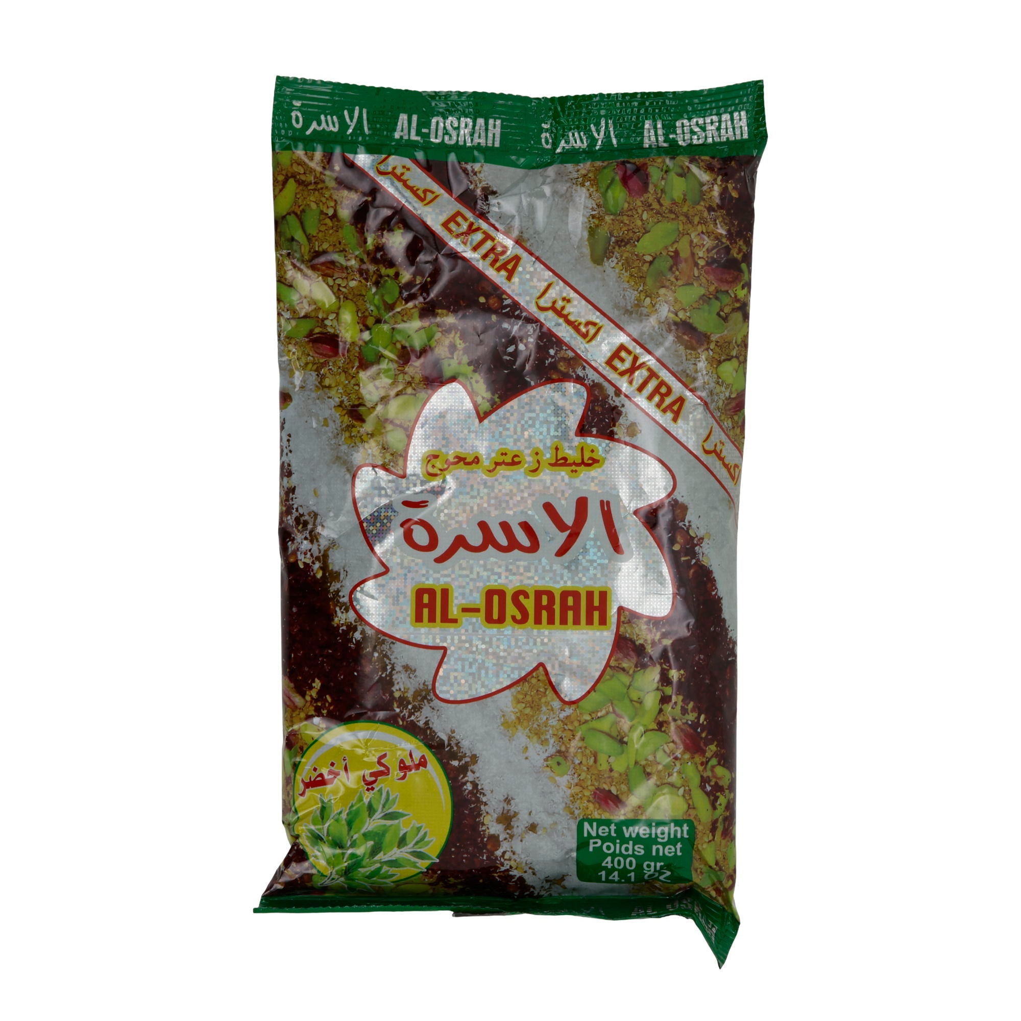 Kräutermischung Al-Osrah Thymianmischung Aleppo | Kräuter | orientalisch mit Sesam & Sumach | 400 g AL OSRAH